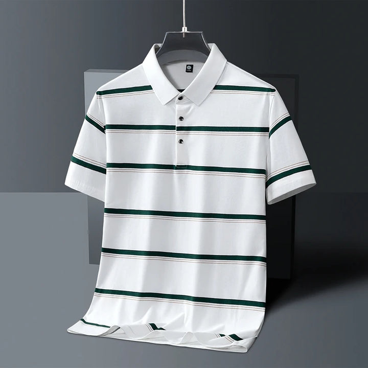 Oaklane Stripe Cotton Polo