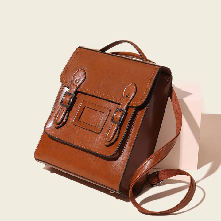 Grace Genuine Leather Convertible Satchel