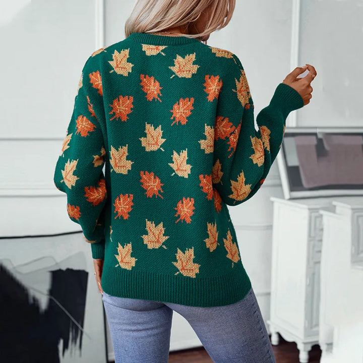 Angela Leaf Sweater