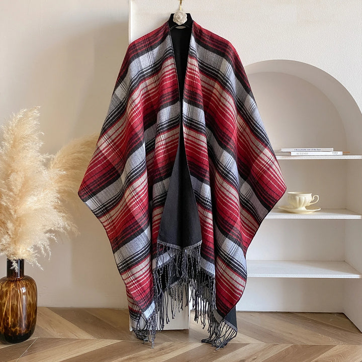 Elysir Plaid Blanket Scarf
