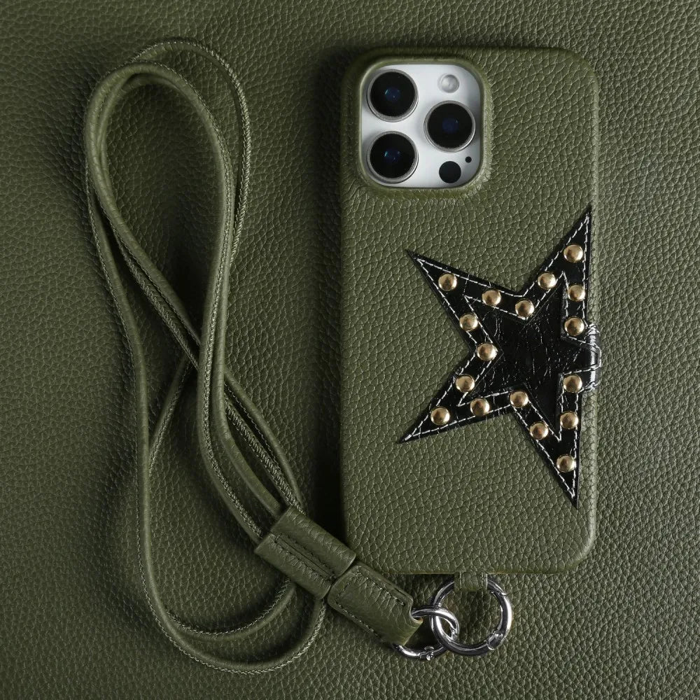 Rock Star Genuine Leather Case