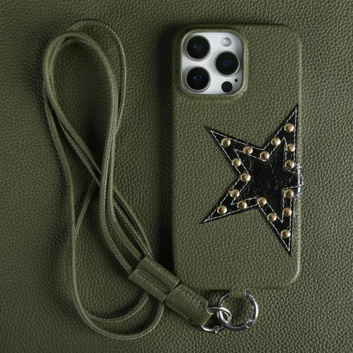 Rock Star Genuine Leather Case