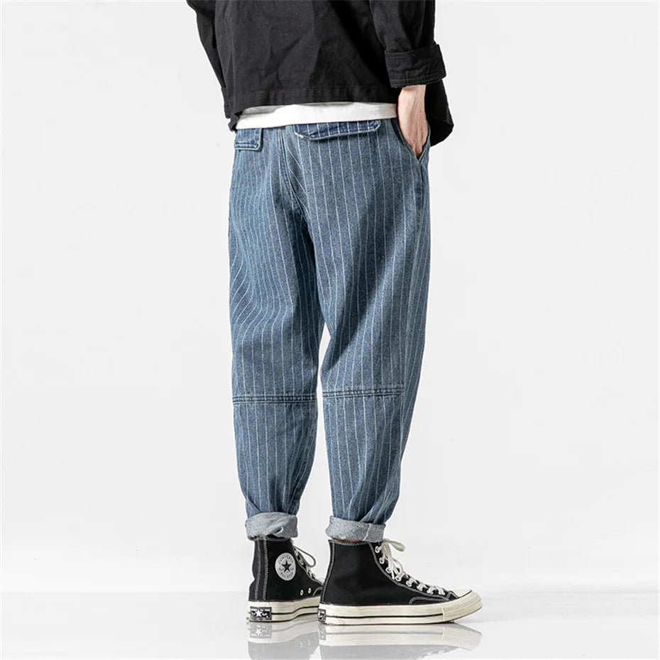 Rivertown Pinstripe Denim Pants