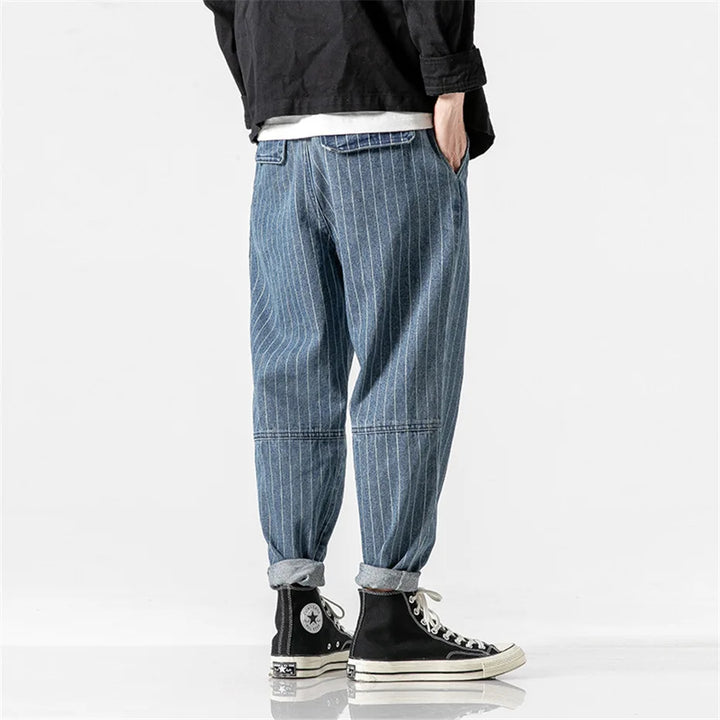 Rivertown Pinstripe Denim Pants