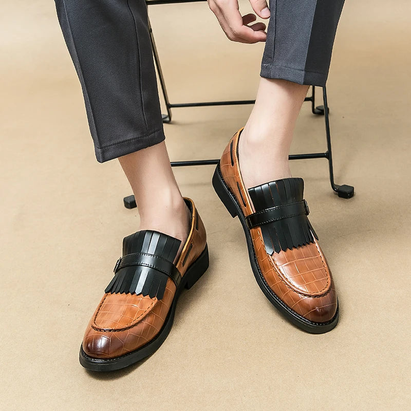 Caden Fringe Loafers