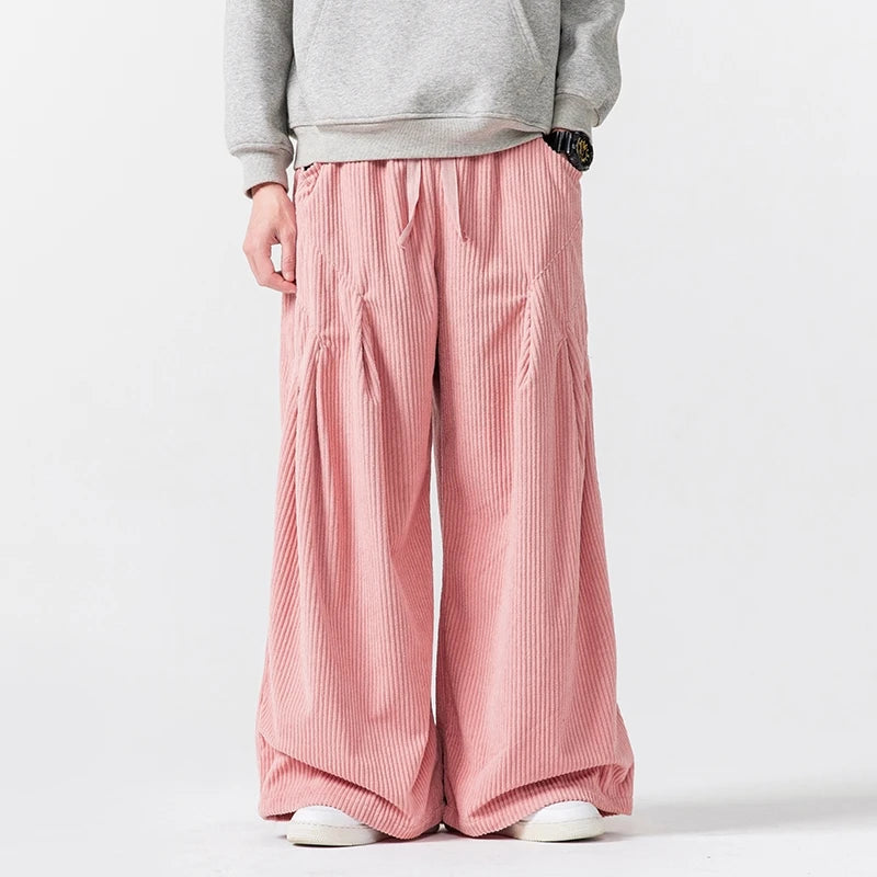 Wade Wide-Leg Corduroy Joggers