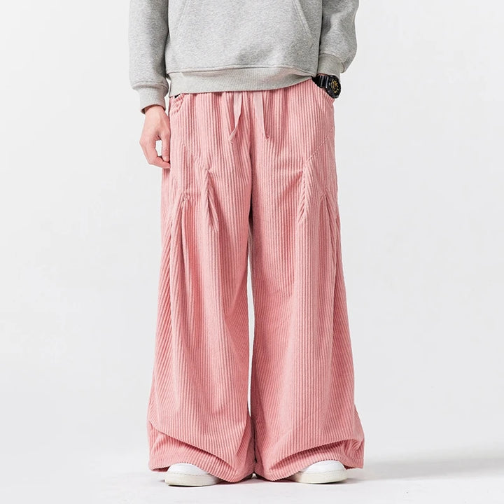 Wade Wide-Leg Corduroy Joggers