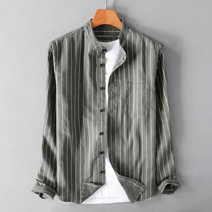 Erminio Striped Cotton Shirt