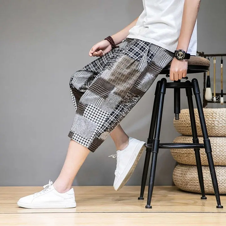 Keiji Patchwork Shorts