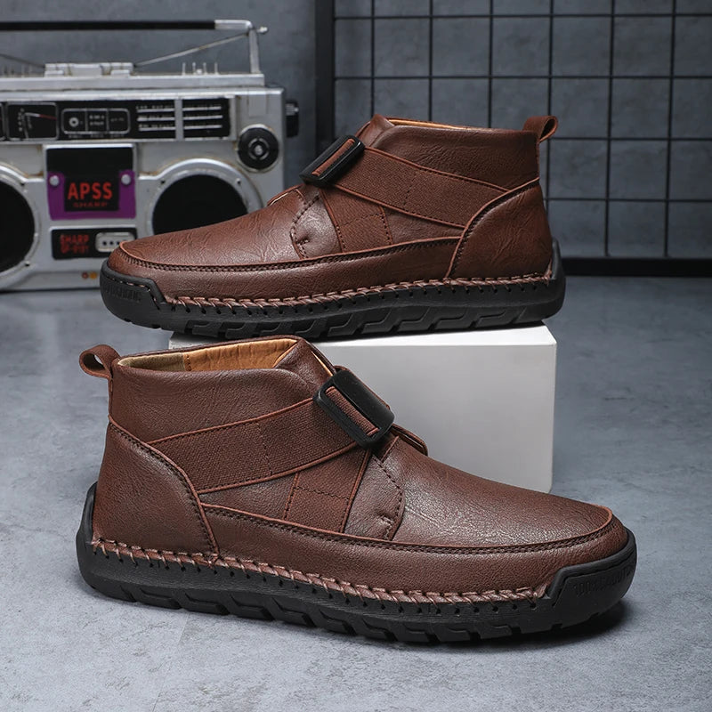 Redwood Genuine Leather Loafer Boots