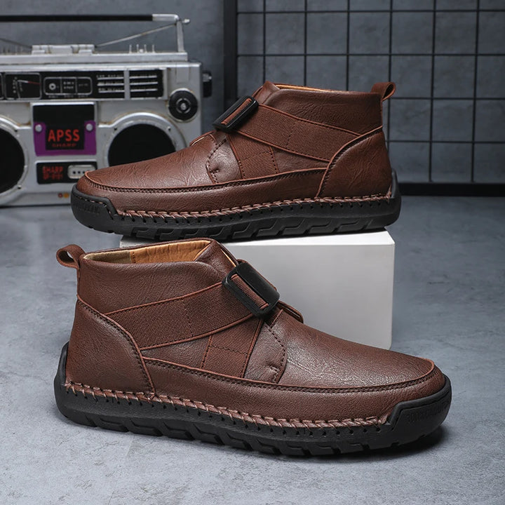 Redwood Genuine Leather Loafer Boots