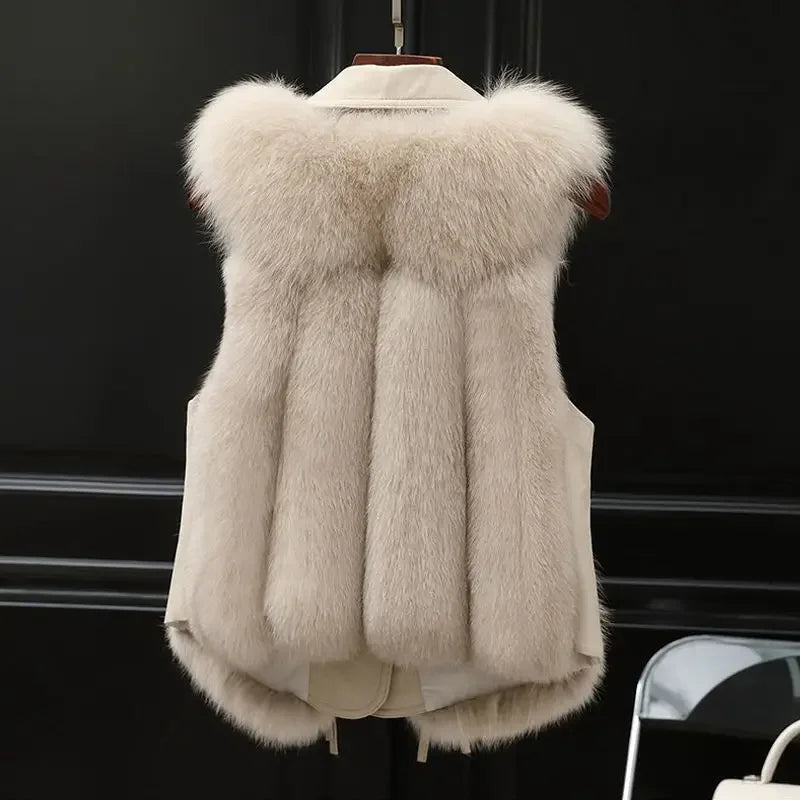 Antonia Fur Coat Vest