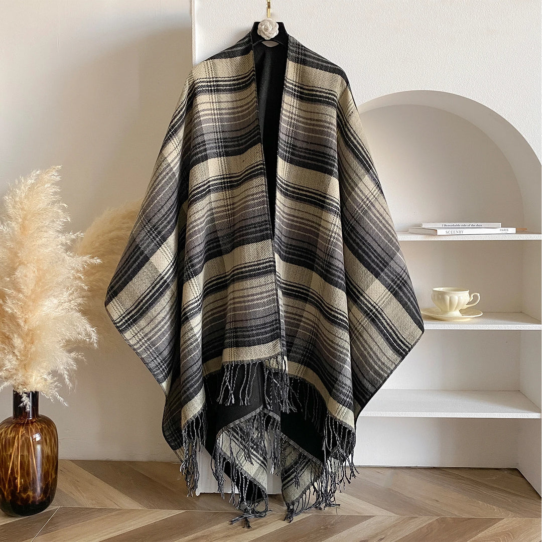 Elysir Plaid Blanket Scarf
