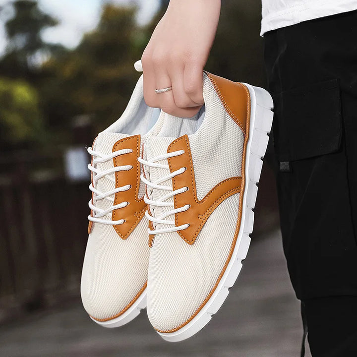 Montrow Leather Accented Sneakers