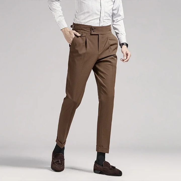 Saverio Pleated Gurkha Trousers