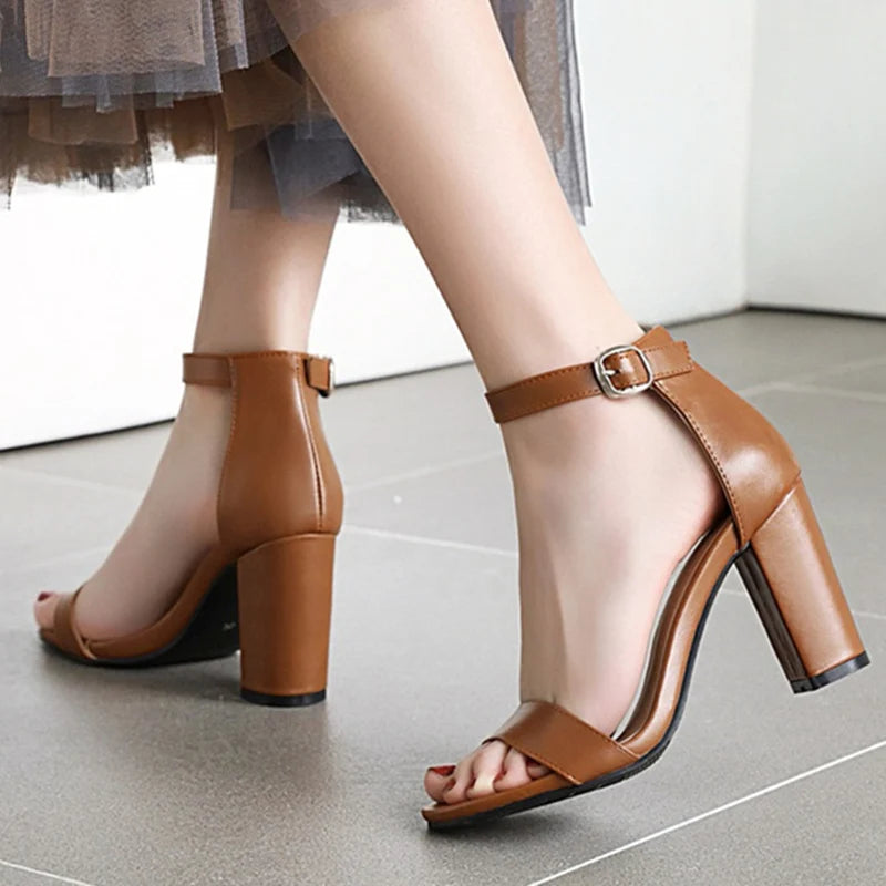 Elara Block Heel Sandal