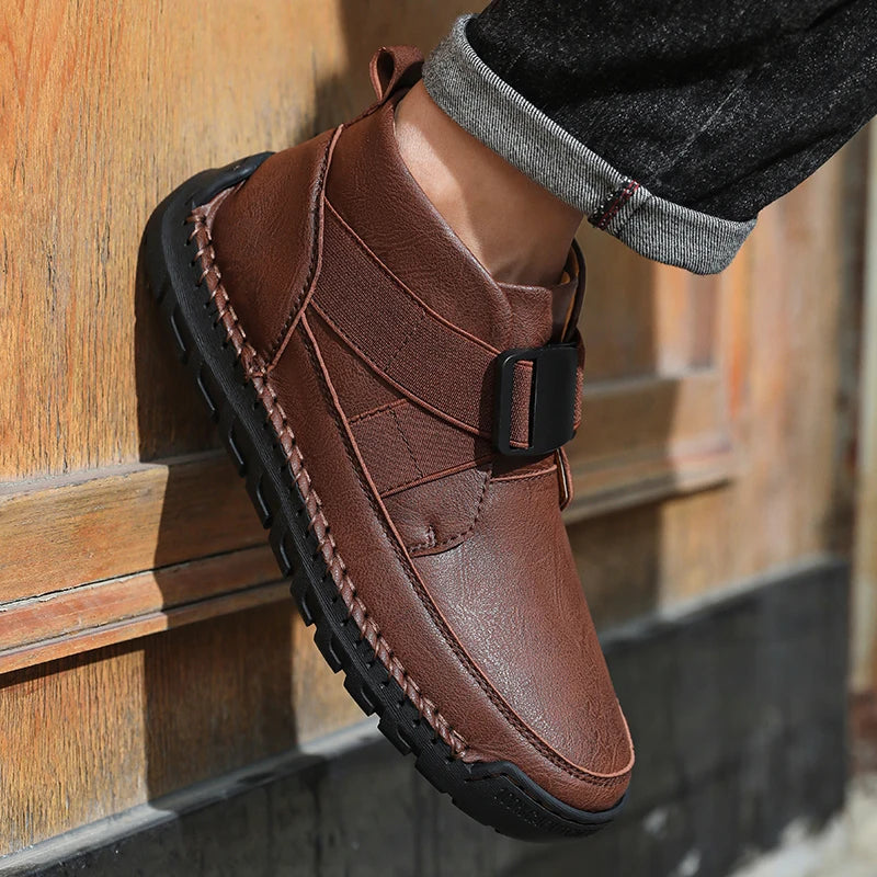 Redwood Genuine Leather Loafer Boots