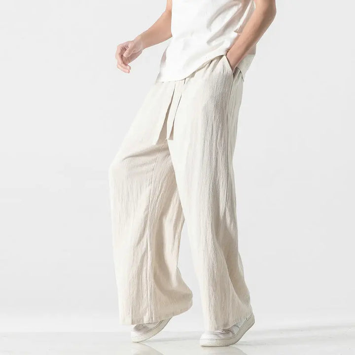 Jax Cotton Linen Joggers