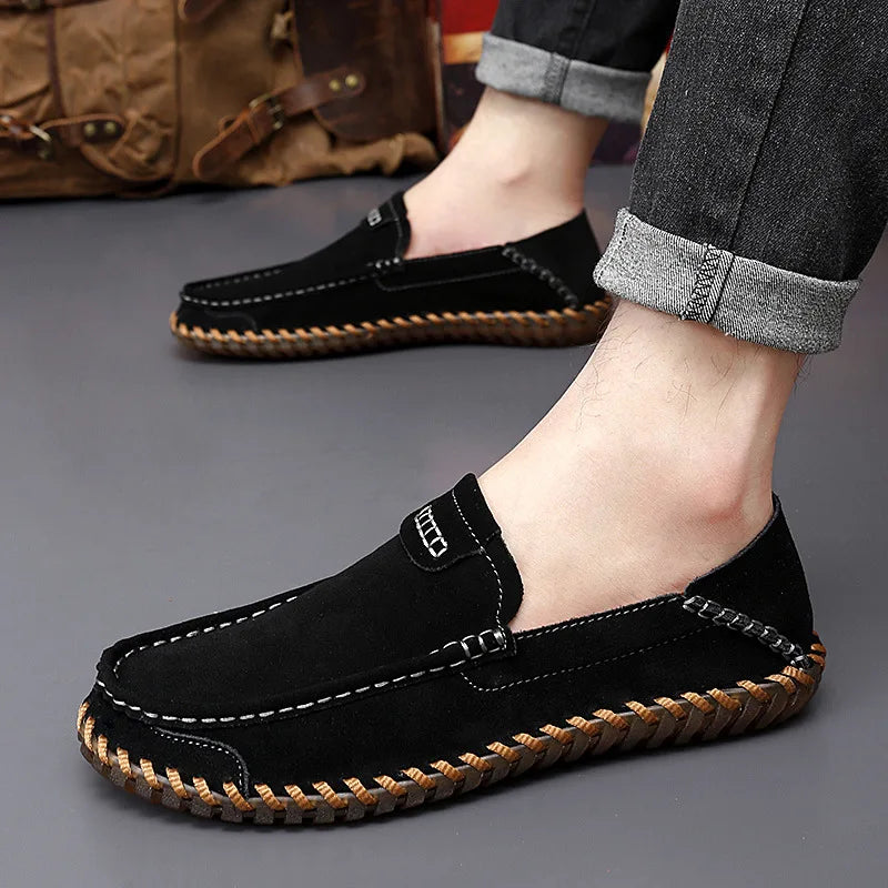 Alberto Genuine Suede Loafers