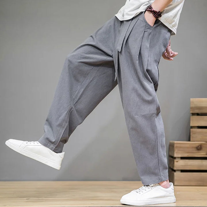 Satori Cotton-Linen Joggers