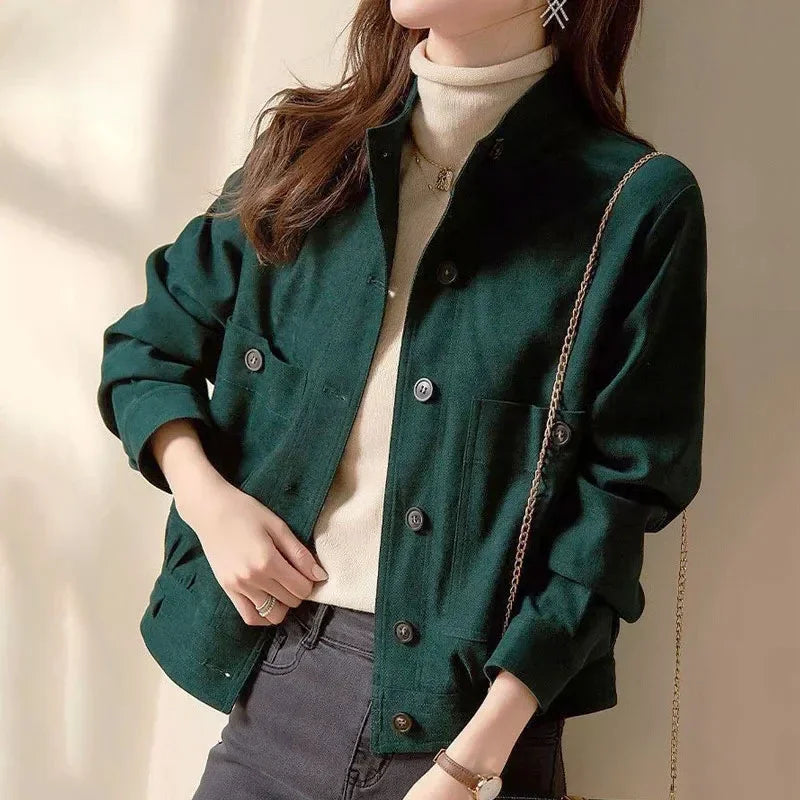Ellery Velvet Button-Up Jacket