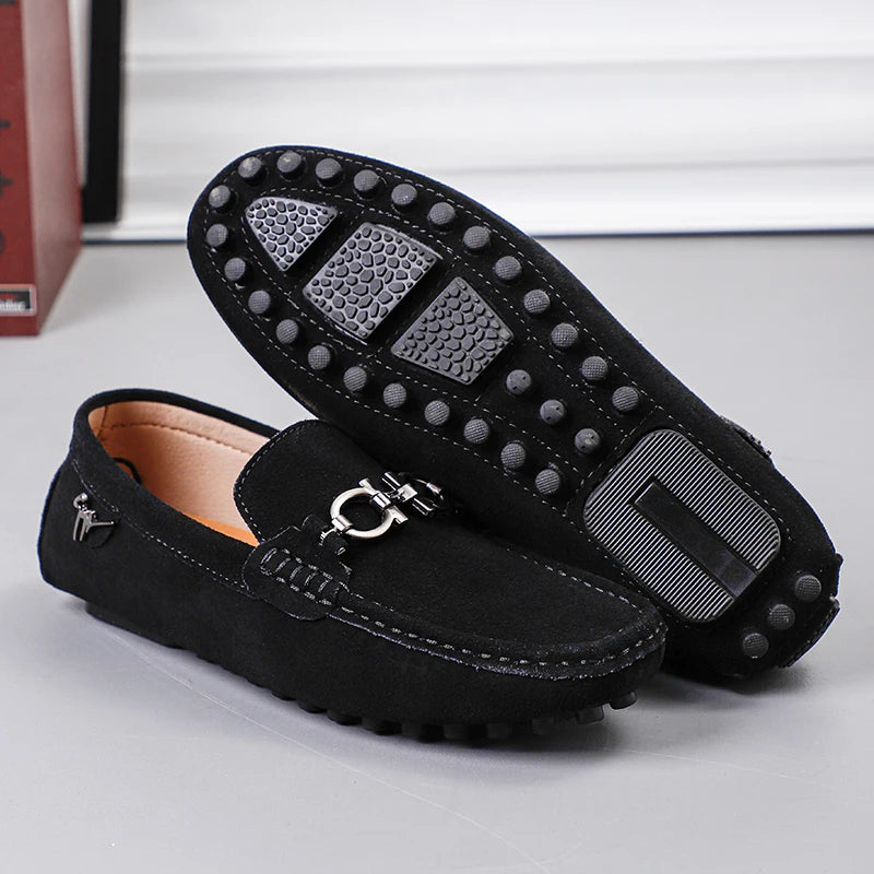 Montford Cow Suede Loafers