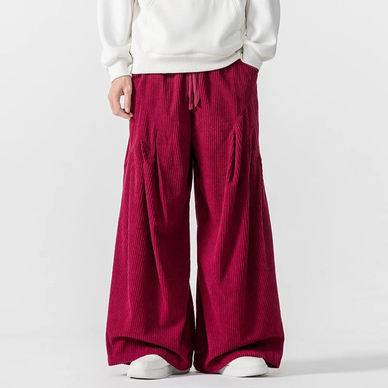 Wade Wide-Leg Corduroy Joggers