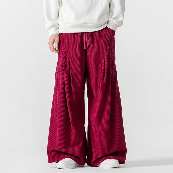 Wade Wide-Leg Corduroy Joggers