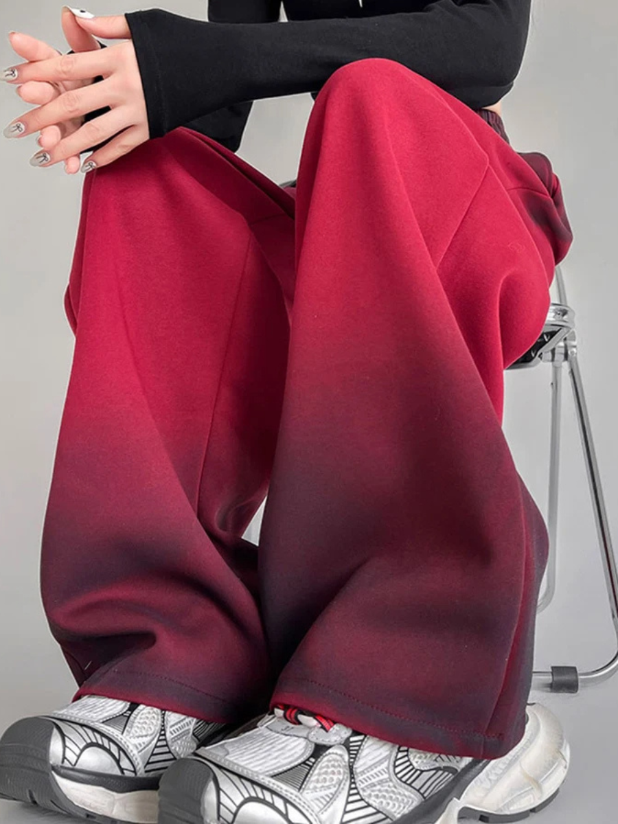 Scarlet Gradient Joggers