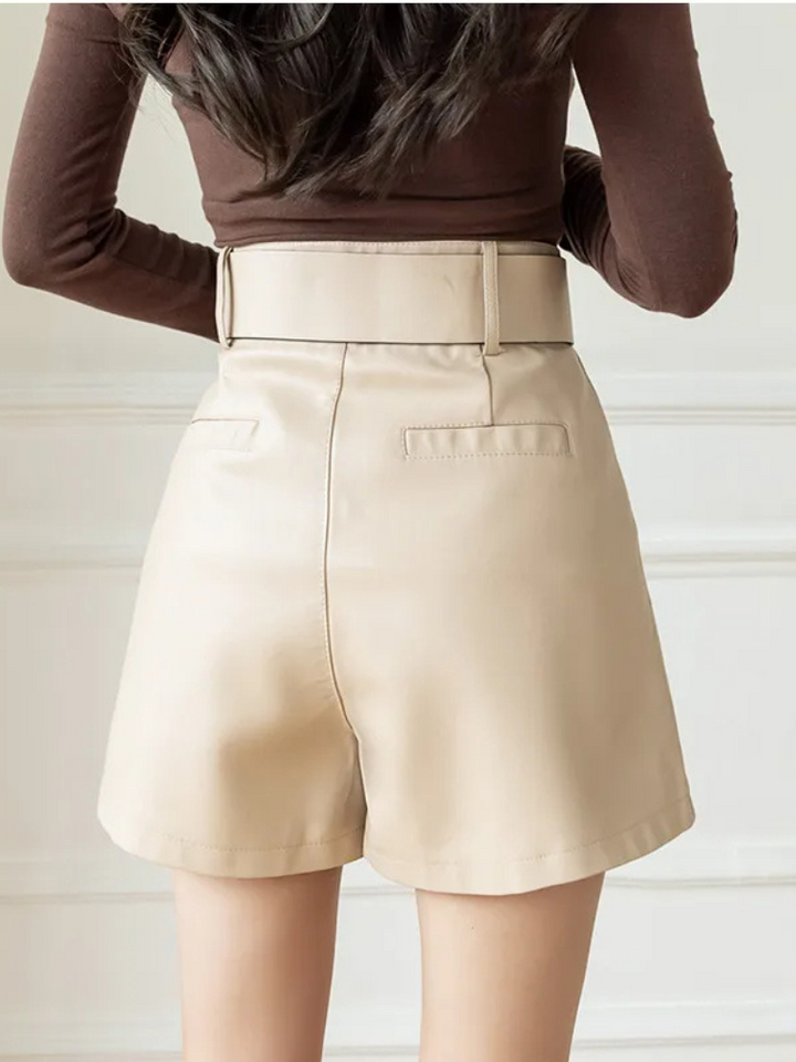 Metropolitan Leather Shorts