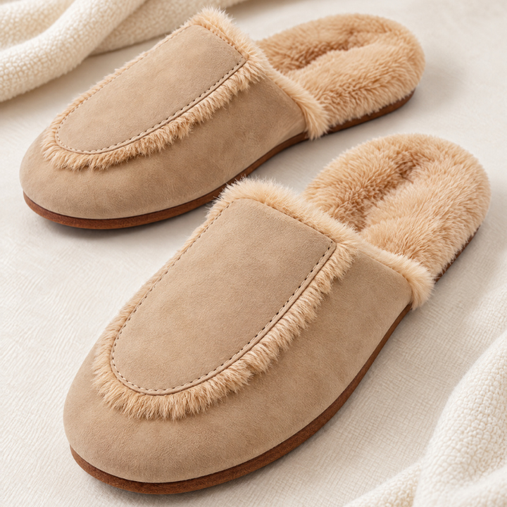 Brielle Plush Mule Slippers