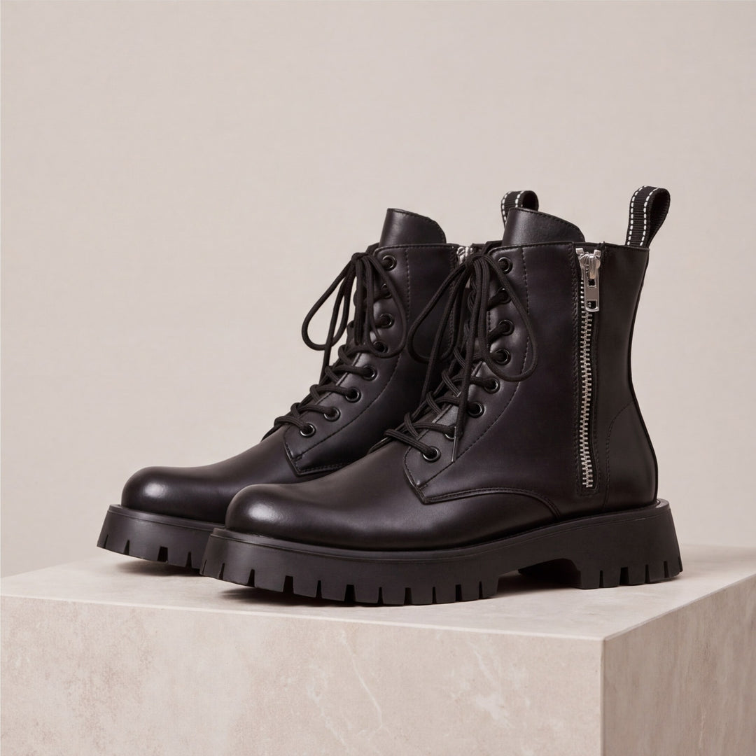 Milo Lugged Combat Boots