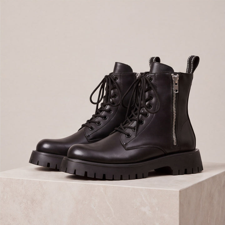 Milo Lugged Combat Boots