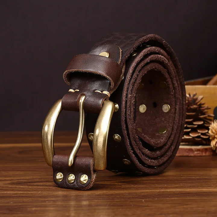 Oakridge Genuine Cowhide Leather Belt