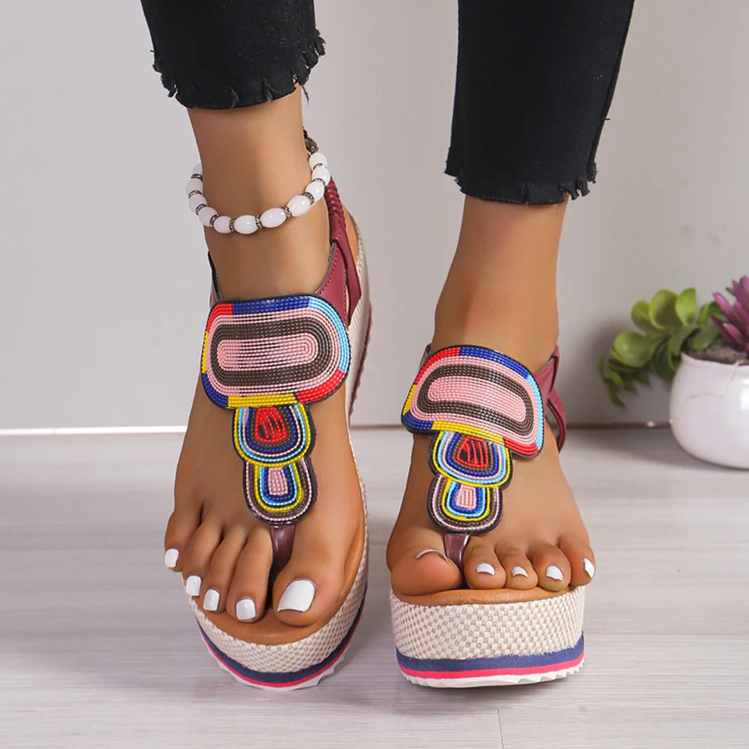 Maya Boho Platform Sandals
