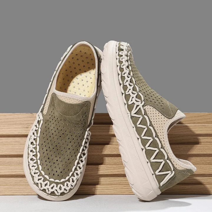 Matteo Woven Slip-Ons