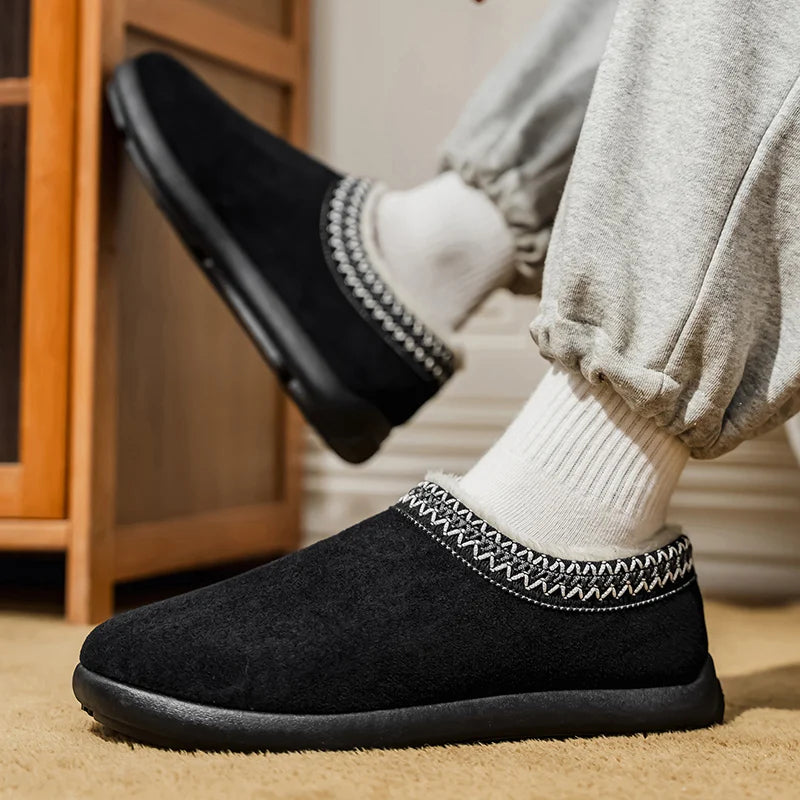Lund Nordic Plush Lined Slippers