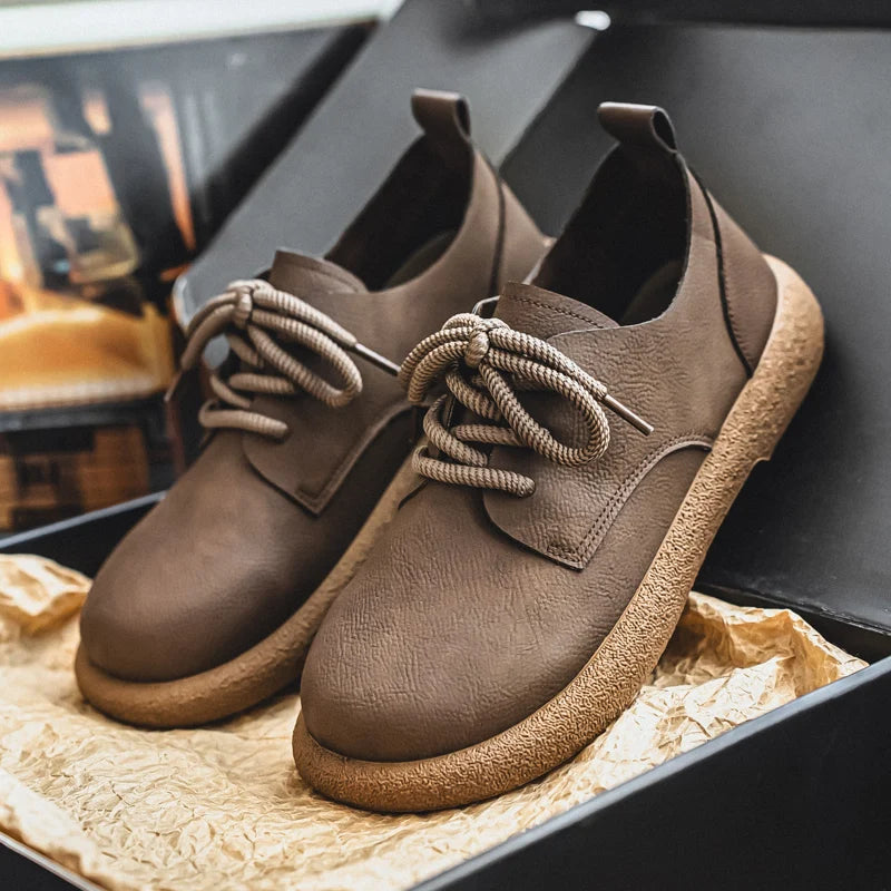 Arthur Textured Lace-Up Shoes