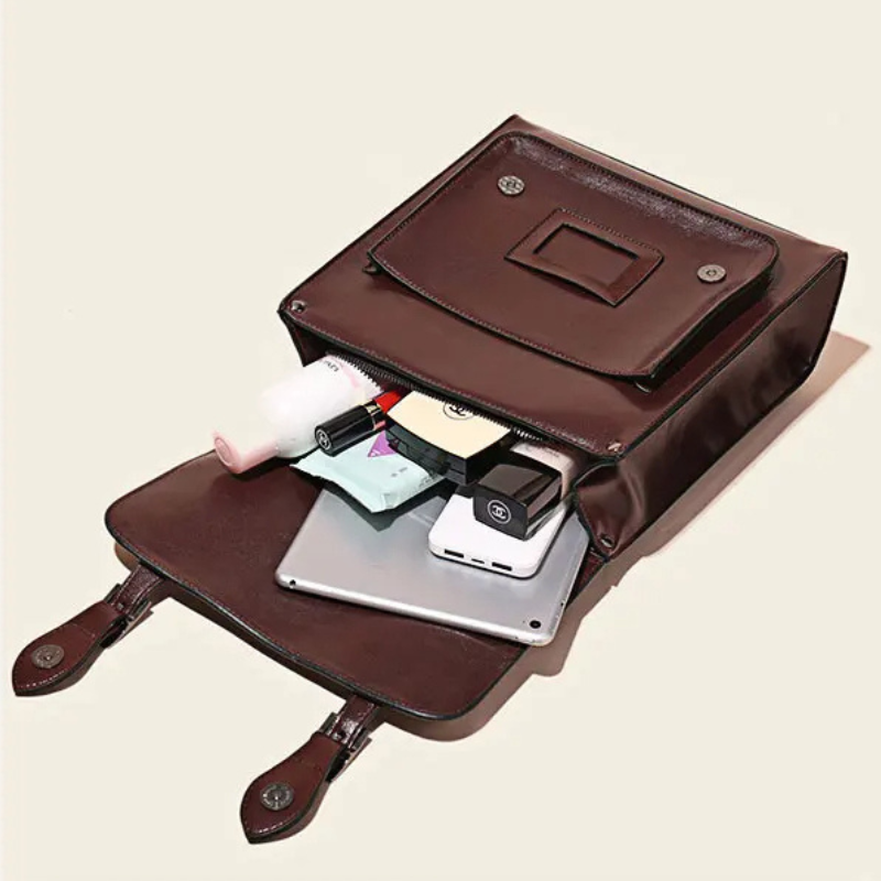 Grace Genuine Leather Convertible Satchel