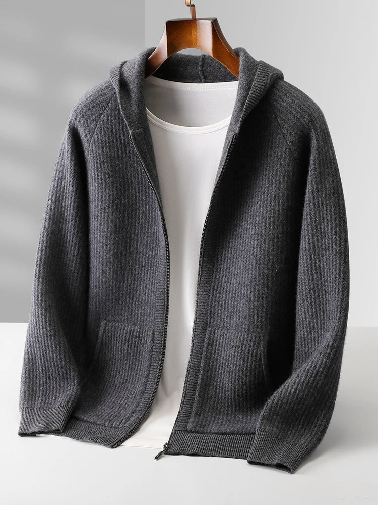 Marlowe Hooded Merino Cardigan