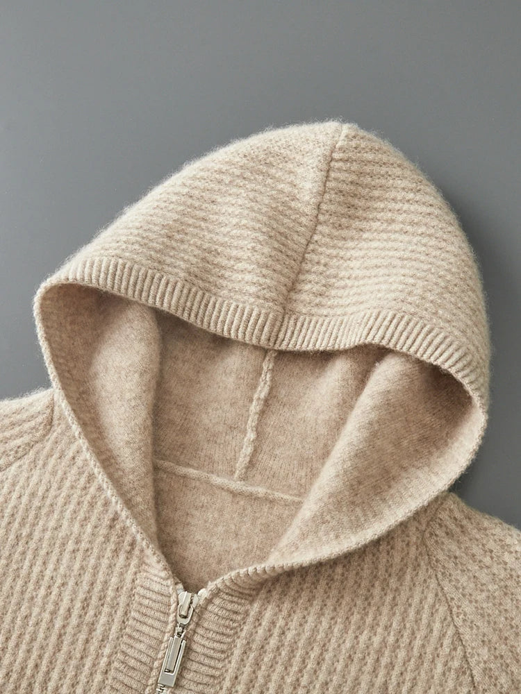 Marlowe Hooded Merino Cardigan