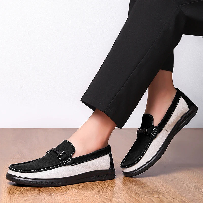 Harrison Cow Suede Bit Loafers