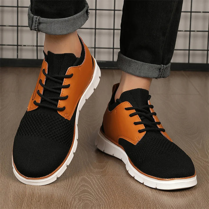 Braxton Mesh & Leather Sneakers