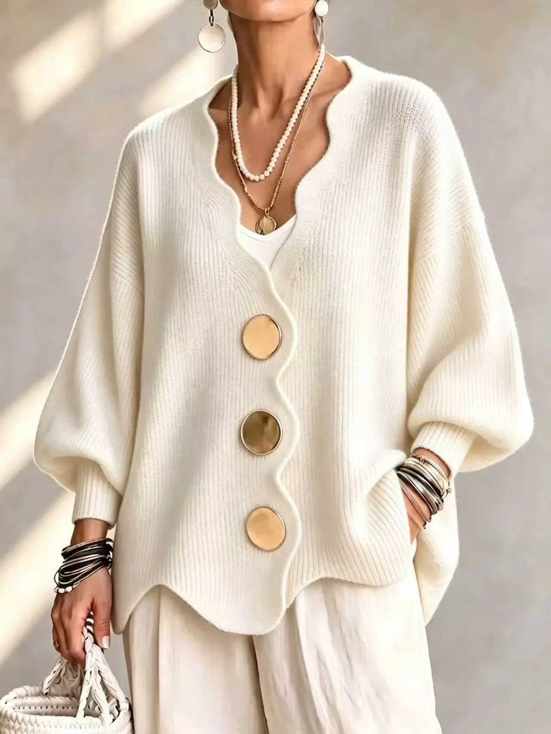 Evelina Oversize Knit Cardigan