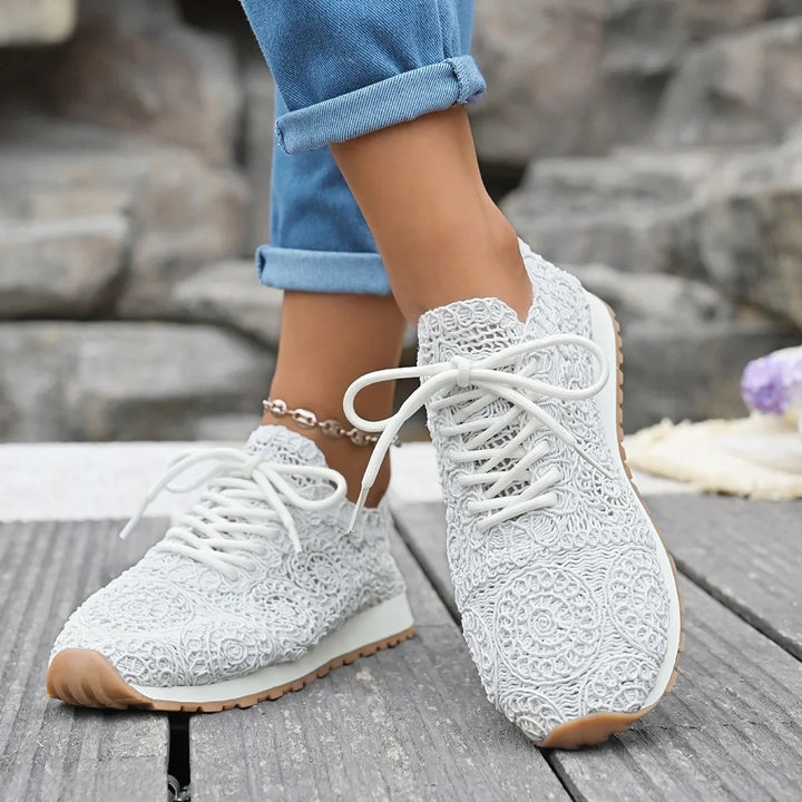 Valencia Spiral Lace Sneakers