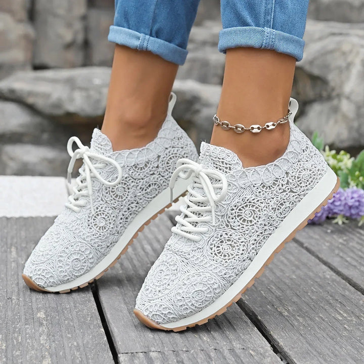 Valencia Spiral Lace Sneakers
