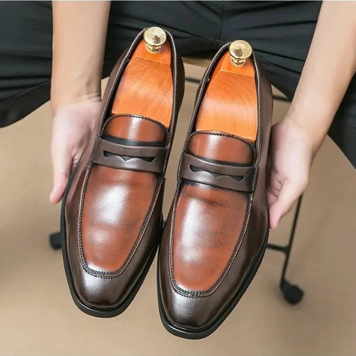 Regent Leather Penny Loafers