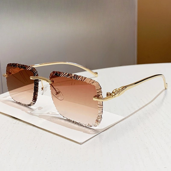 Lyra Pleated Edge Sunglasses