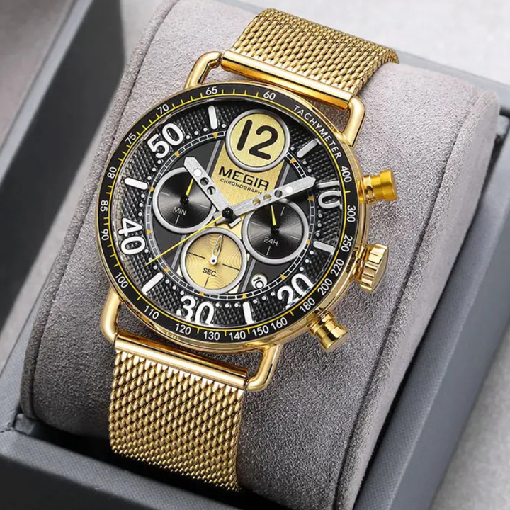 Halston Multi-Dial Chrono Watch