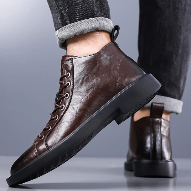 Bennett Leather Lace Boots